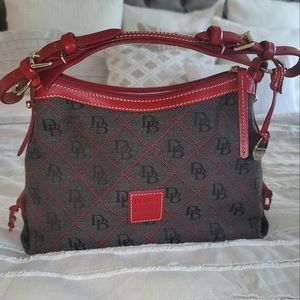 RARE Dooney East West Slouch Bag